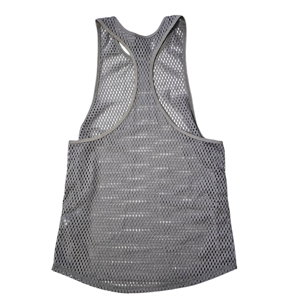 Beyoncé IVY PARK Tape Women's Mesh Green Tank Top Vest Size Small - Picture 2 of 4
